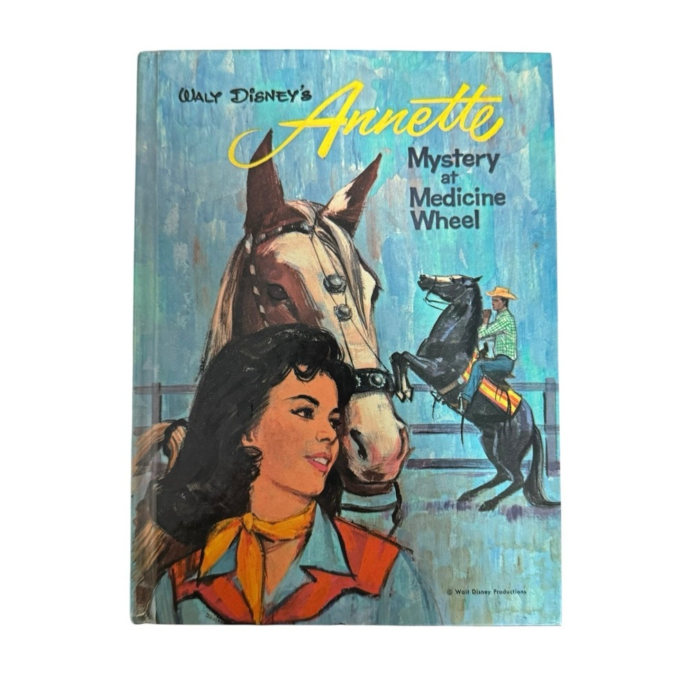 Walt Disney's Annette Mystery at Medicine Wheel Hardcover‎ Book 1964